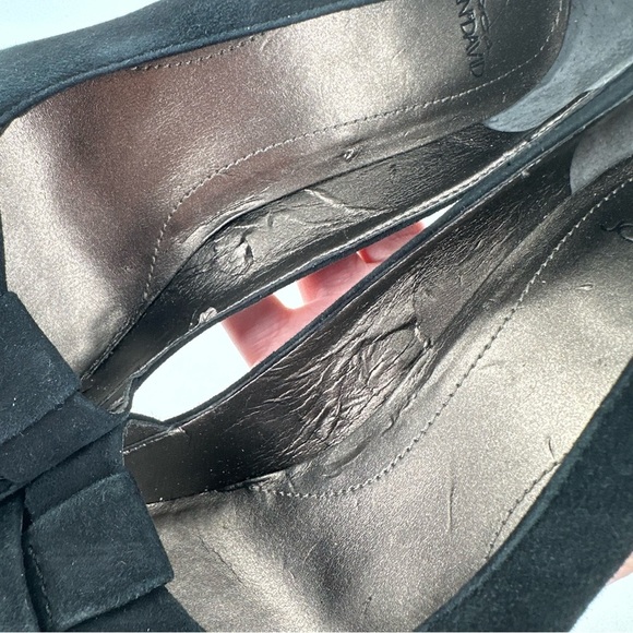 Circa Joan & David Duseascape heels size 6.5 black suede pumps 90s y2k pinup - Picture 4 of 14